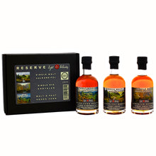 Lade das Bild in den Galerie-Viewer, 17 - Das EIFEL WHISKY Reserve "MINIATUREN" TRIO - 3X40 ML in Box - 46%VA