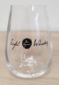 01 - Das Original EIFEL WHISKY Tasting Glas mit Logo - EINZELVERSAND