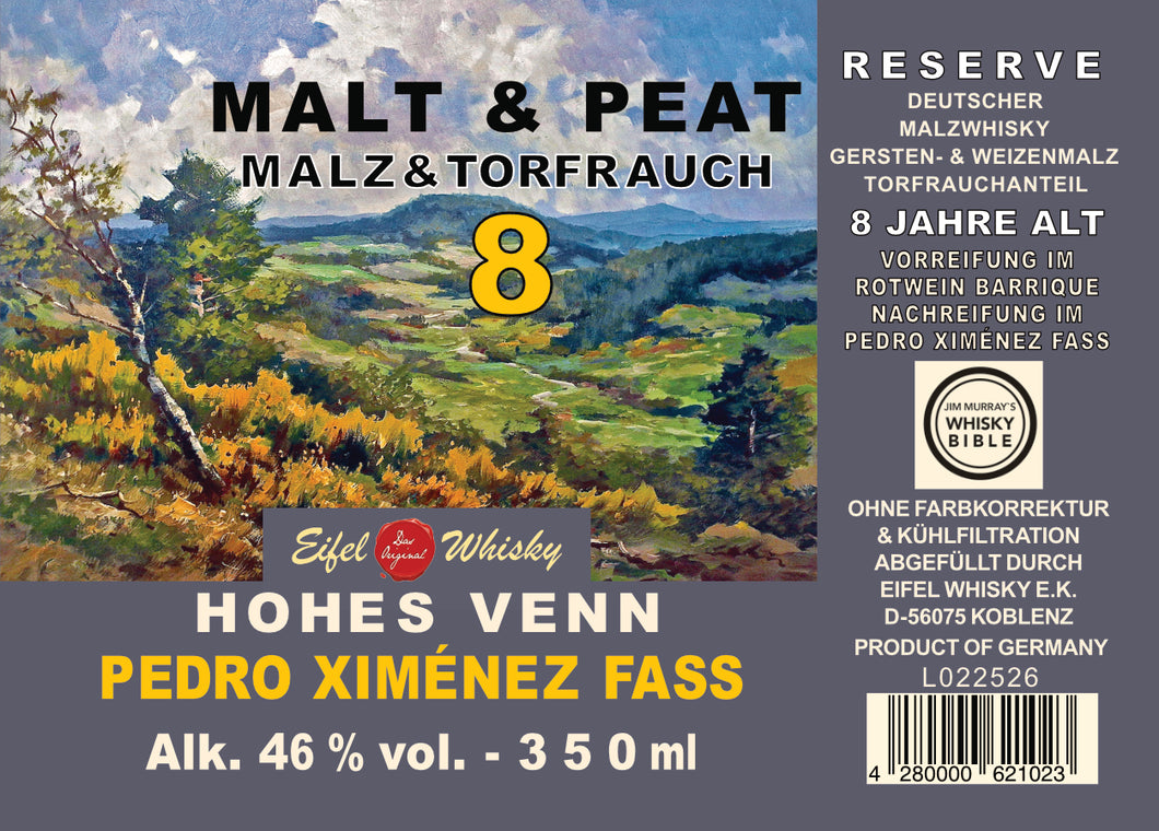 11a - EIFEL WHISKY MALT & PEAT 8 JAHRE 